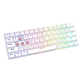 Tastiera Savio WHITEOUT X2 RED Nero Qwerty US di Savio, Tastiere - Rif: S9195782, Prezzo: 34,05 €, Sconto: %