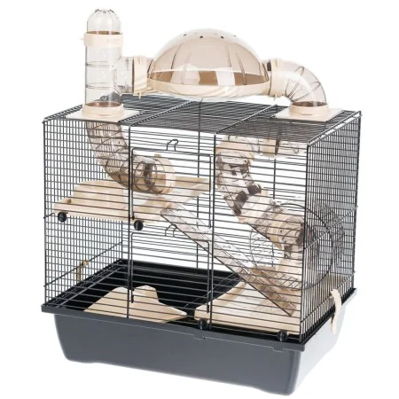 Cage INTER-ZOO Rocky + Terrace Métal Plastique de INTER-ZOO, Cages - Réf : S9195851, Prix : 33,77 €, Remise : %