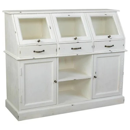 Sideboard Alexandra House Living White Glass Mango wood 45 x 106 x 125 cm by Alexandra House Living, Sideboards - Ref: D16326...