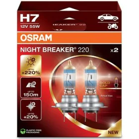 Bombilla para Automóvil Osram NIGHT BREAKER 220 58 W 55 W PX26D 3550 K 12 V (2 Unidades) de Osram, Bombillas - Ref: S9195881,...