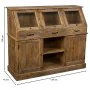 Buffet Alexandra House Living Marron verre Bois de manguier 45 x 106 x 129 cm de Alexandra House Living, Buffets, crédences e...