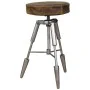 Tabouret Alexandra House Living Marron Cuir Métal Fer 39 x 55 x 39 cm de Alexandra House Living, Chaises et canapés - Réf : D...