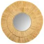 Miroir mural Alexandra House Living Marron Fer Fibre naturelle 100 x 3 x 100 cm de Alexandra House Living, Miroirs muraux - R...