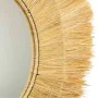 Miroir mural Alexandra House Living Marron Fer Fibre naturelle 100 x 3 x 100 cm de Alexandra House Living, Miroirs muraux - R...