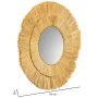 Espelho de parede Alexandra House Living Castanho Ferro Fibra natural 100 x 3 x 100 cm de Alexandra House Living, Espelhos de...