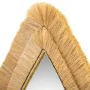 Wall mirror Alexandra House Living Brown Iron Natural Fibre 80 x 3 x 62 cm by Alexandra House Living, Wall-Mounted Mirrors - ...