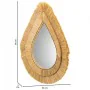 Wall mirror Alexandra House Living Brown Iron Natural Fibre 80 x 3 x 62 cm by Alexandra House Living, Wall-Mounted Mirrors - ...