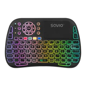 Tastatur Savio KW-04 Schwarz Bunt QWERTY Qwerty US von Savio, Tastaturen - Ref: S9198112, Preis: 25,56 €, Rabatt: %