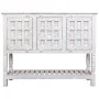 Anrichte Alexandra House Living Weiß natürlich Mango-Holz 42 x 130 x 101 cm von Alexandra House Living, Buffets - Ref: D16326...