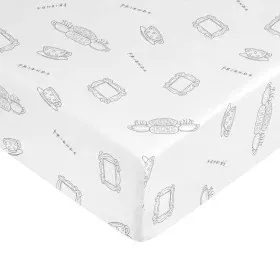 Fitted sheet Friends Multicolour Double by Friends, Sheets and pillowcases - Ref: S9800011, Price: 34,32 €, Discount: %