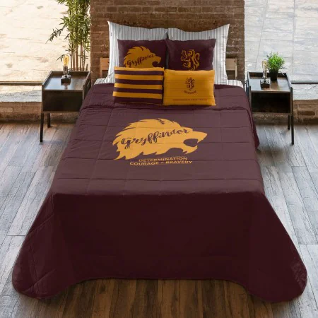 Duvet Harry Potter Gryffindor Multicolour 250 x 4 x 270 cm King size by Harry Potter, Quilts and quilt covers - Ref: S9800205...