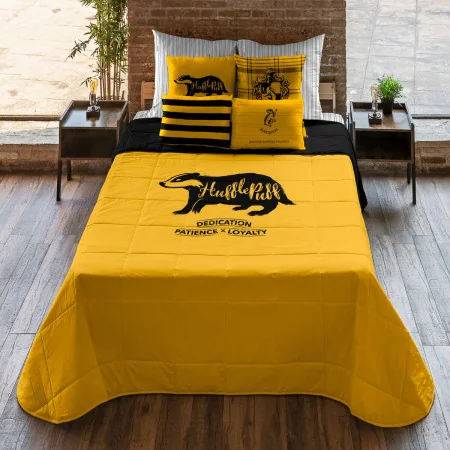 Duvet Harry Potter Hufflepuff Multicolour 235 x 4 x 270 cm Double by Harry Potter, Quilts and quilt covers - Ref: S9800208, P...