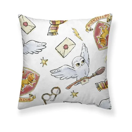 Taie d'oreiller Harry Potter Hedwig Multicouleur 175 Fils 65 x 65 cm de Harry Potter, Draps et taies d'oreiller - Réf : S9800...