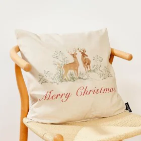 Fodera per cuscino Belum Christmas Deer Multicolore 50 x 50 cm di Belum, Copricuscini e federe - Rif: S9800728, Prezzo: 13,49...