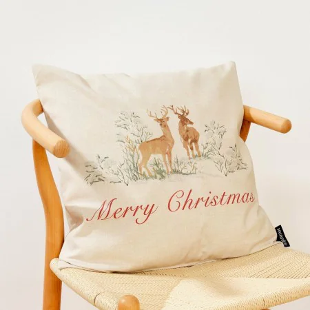 Fodera per cuscino Belum Christmas Deer Multicolore 50 x 50 cm di Belum, Copricuscini e federe - Rif: S9800728, Prezzo: 12,95...