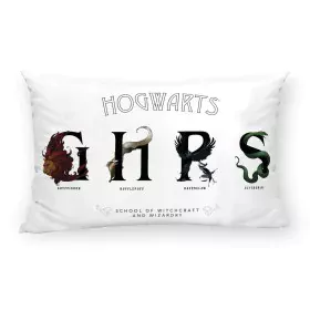 Cushion cover Harry Potter Shields White Multicolour 30 x 50 cm by Harry Potter, Cushion Covers - Ref: S9800868, Price: 10,06...