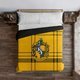 Copripiumino Harry Potter Classic Hufflepuff Multicolore 175 Fili 180 x 220 cm Singolo di Harry Potter, Piumini e copripiumin...