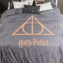 Capa nórdica Harry Potter Deathly Hallows Multicolor 175 Fios 200 x 200 cm Solteiro de Harry Potter, Edredão e capas de edred...