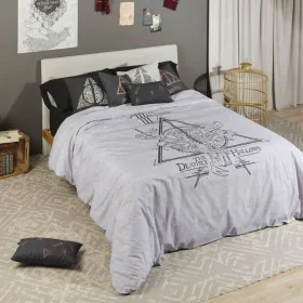 Housse de Couette Harry Potter Deathly Hallows Legend Multicouleur 175 Fils 140 x 200 cm Lit 1 persone de Harry Potter, Couet...