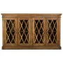 Credenza Alexandra House Living Marrone Legno Vetro 40 x 100 x 170 cm 4 porte di Alexandra House Living, Credenze e buffet - ...