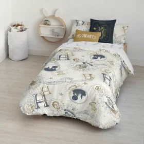 Copripiumino Harry Potter Beige Multicolore 175 Fili 140 x 200 cm Singolo di Harry Potter, Piumini e copripiumini - Rif: S980...