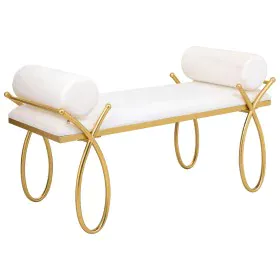 Bench Alexandra House Living Gold Foam Iron MDF Wood 49 x 53 x 112 cm by Alexandra House Living, Chairs - Ref: D1632687, Pric...