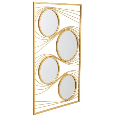 Espelho de parede Alexandra House Living Ouro Metal Ferro Espelho 2 x 96 x 61 cm de Alexandra House Living, Espelhos de pared...