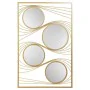 Wall mirror Alexandra House Living Gold Metal Iron Mirror 2 x 96 x 61 cm by Alexandra House Living, Wall-Mounted Mirrors - Re...