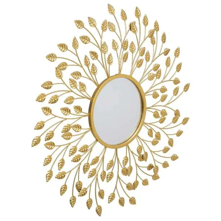 Espejo de pared Alexandra House Living Oro Metal Hierro Espejo 2 x 79 x 79 cm de Alexandra House Living, Espejos de pared - R...