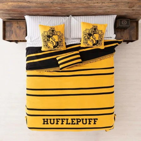 Couverture Harry Potter Hufflepuff House Multicouleur 180 x 2 x 260 cm de Harry Potter, Couvertures et couvre-lits - Réf : S9...