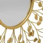 Wall mirror Alexandra House Living Gold Metal Iron Mirror 2 x 79 x 79 cm by Alexandra House Living, Wall-Mounted Mirrors - Re...