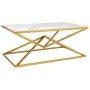 Mesa de Centro Alexandra House Living Ouro Metal Papel Ferro Madeira MDF 60 x 45 x 110 cm de Alexandra House Living, Jogos de...