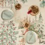 Stain-proof resined tablecloth Belum Christmas Deer Brown Red Green Linen 100 x 150 cm by Belum, Tablecloths - Ref: S9802170,...