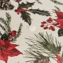 Fleckenabweisende geharzte Tischdecke Belum Christmas Flowers Rot grün natürlich 200 x 150 cm von Belum, Tischdecken - Ref: S...