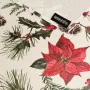 Nappe enduite antitache Belum Christmas Flowers Rouge Vert Naturel 200 x 150 cm de Belum, Nappes - Réf : S9802182, Prix : 32,...