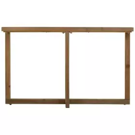 Hall Alexandra House Living Brown Iron Fir wood Tempered glass 33 x 75 x 120 cm by Alexandra House Living, Tables - Ref: D163...