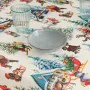 Stain-proof resined tablecloth Belum Christmas Landscape Multicolour 150 x 150 cm by Belum, Tablecloths - Ref: S9802196, Pric...