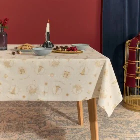 Stain-proof resined tablecloth Harry Potter Hogwarts Christmas Multicolour 100 x 150 cm by Harry Potter, Tablecloths - Ref: S...