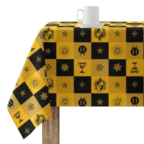 Stain-proof resined tablecloth Harry Potter Hufflepuff Multicolour 100 x 150 cm by Harry Potter, Tablecloths - Ref: S9802375,...