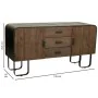 Credenza Alexandra House Living Marrone Ferro Legno di abete 47 x 76 x 145 cm di Alexandra House Living, Credenze e buffet - ...