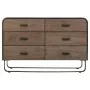 Commode Alexandra House Living Marron Bois Fer Tôle Bois d'épicéa 40 x 78 x 120 cm de Alexandra House Living, Commodes - Réf ...