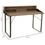 Bureau Alexandra House Living Marron Bois Fer Tôle Bois d'épicéa 60 x 95 x 130 cm de Alexandra House Living, Bureaux et table...