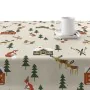 Stain-proof resined tablecloth Belum Merry Christmas Multicolour 150 x 150 cm by Belum, Tablecloths - Ref: S9802471, Price: 2...