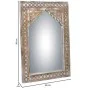 Specchio da parete Alexandra House Living Bianco Grigio Legno di mango 4 x 90 x 60 cm di Alexandra House Living, Specchi da p...