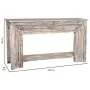 Eingangsbereich Alexandra House Living Weiß Grau Mango-Holz 39 x 86 x 160 cm Antiker Finish Schnitzerei von Alexandra House L...