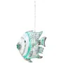 Figura Decorativa Alexandra House Living Branco Verde Madeira de mangueira Peixe 15 x 65 x 80 cm de Alexandra House Living, C...