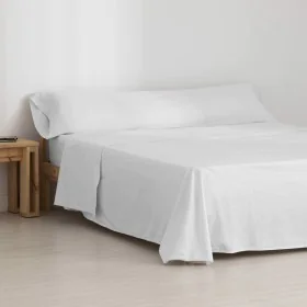 Jeu de draps SG Hogar Blanc Lit ½ persones de SG Hogar, Draps et taies d'oreiller - Réf : S9802921, Prix : 36,53 €, Remise : %