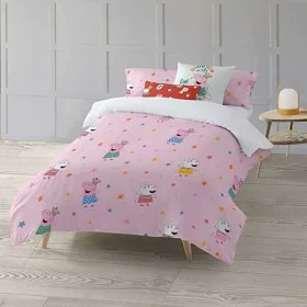 Capa nórdica Peppa Pig Awesome Multicolor 175 Fios 140 x 200 cm de Peppa Pig, Edredão e capas de edredão - Ref: S9803228, Pre...