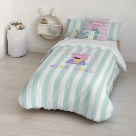 Housse de Couette Peppa Pig Bear Hugs Multicouleur 175 Fils 180 x 220 cm de Peppa Pig, Couettes et housses de couette - Réf :...