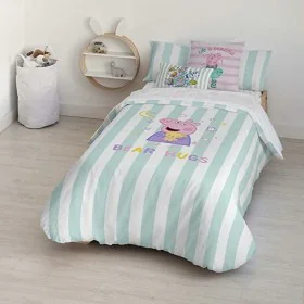 Copripiumino Peppa Pig Bear Hugs Multicolore 175 Fili 140 x 200 cm di Peppa Pig, Piumini e copripiumini - Rif: S9803258, Prez...